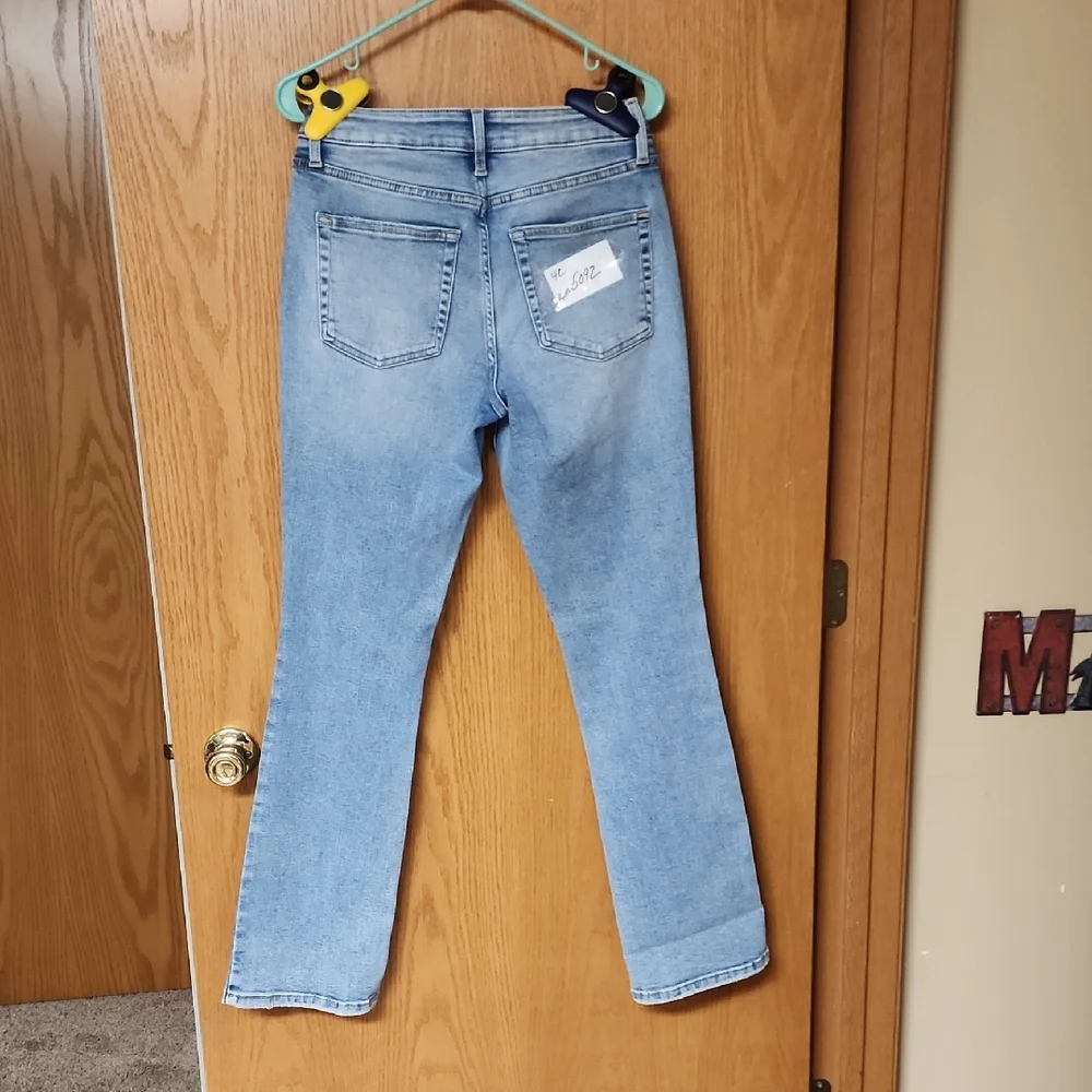 Edgely Maurices Light Blue Jeans womens 4R number 5092 - Picture 1 of 7